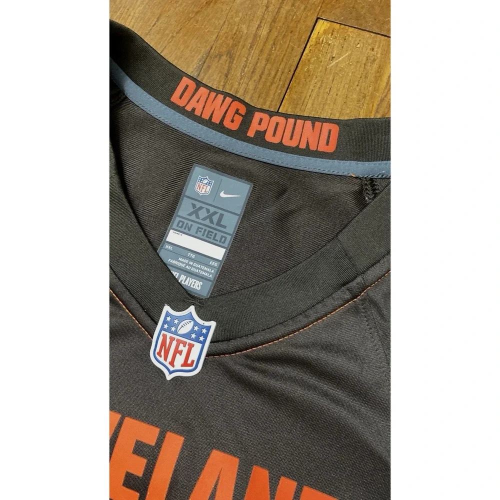 Cleveland Browns Jersey Mens 2XL Baker Mayfield #6 NFL Nike - Brown & Orange